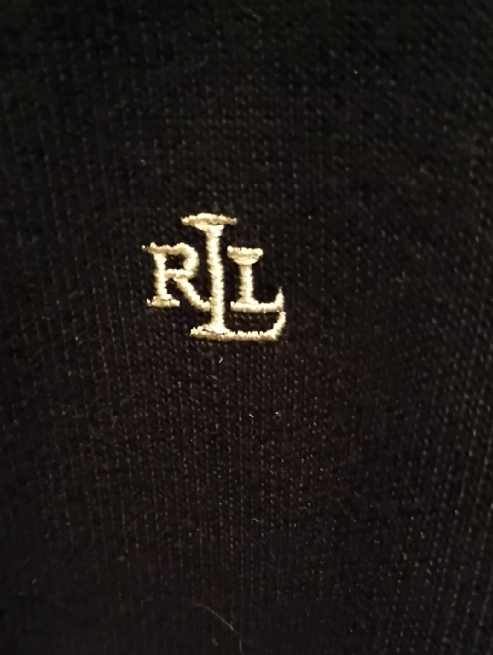 Lauren Ralph Lauren Black  Pants With Banded Waistline - Picture 2 of 7